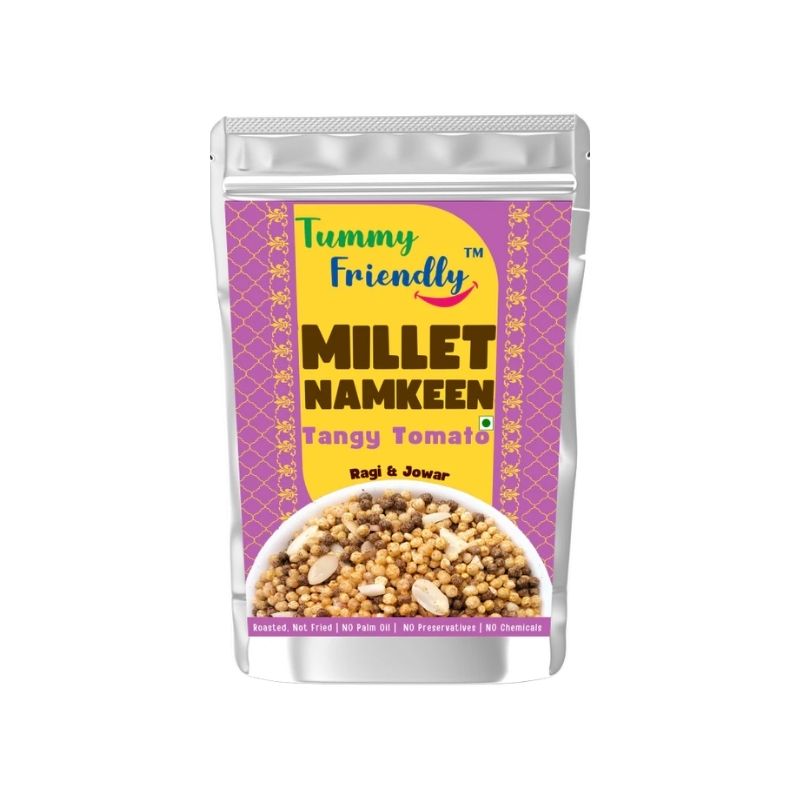 TummyFriendly Roasted millet namkeen tf tangy tomato - 70 gm