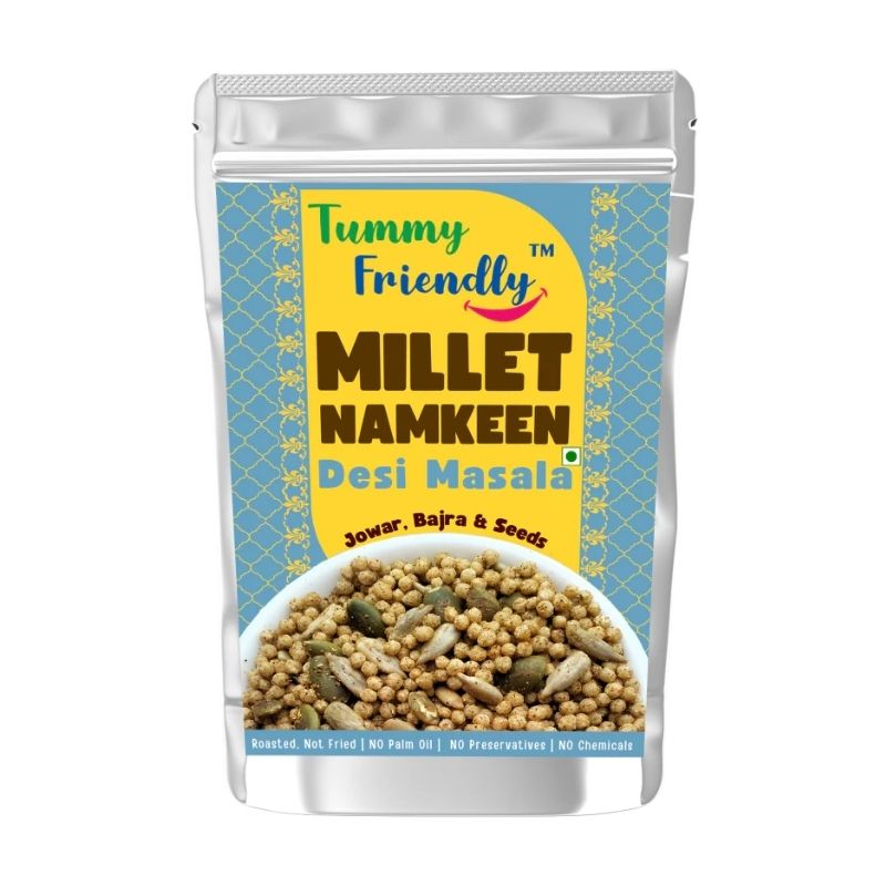 TummyFriendly Roasted millet namkeen tf desi masala - 70 gm
