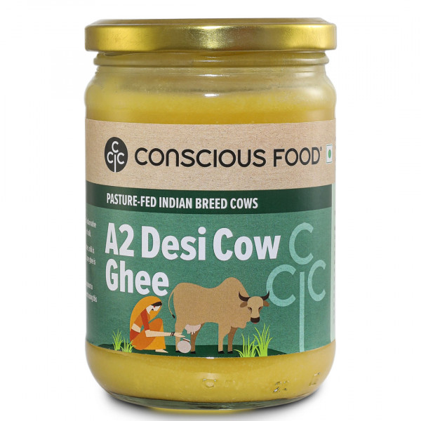 Image of Conscious Food Desi A2 Cow Ghee - 500 Ml