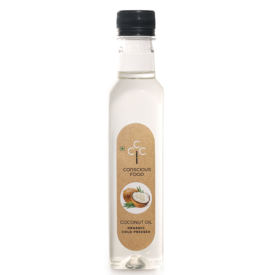 Conscious Food Cold Pressed Coconut Oil - 250 Ml