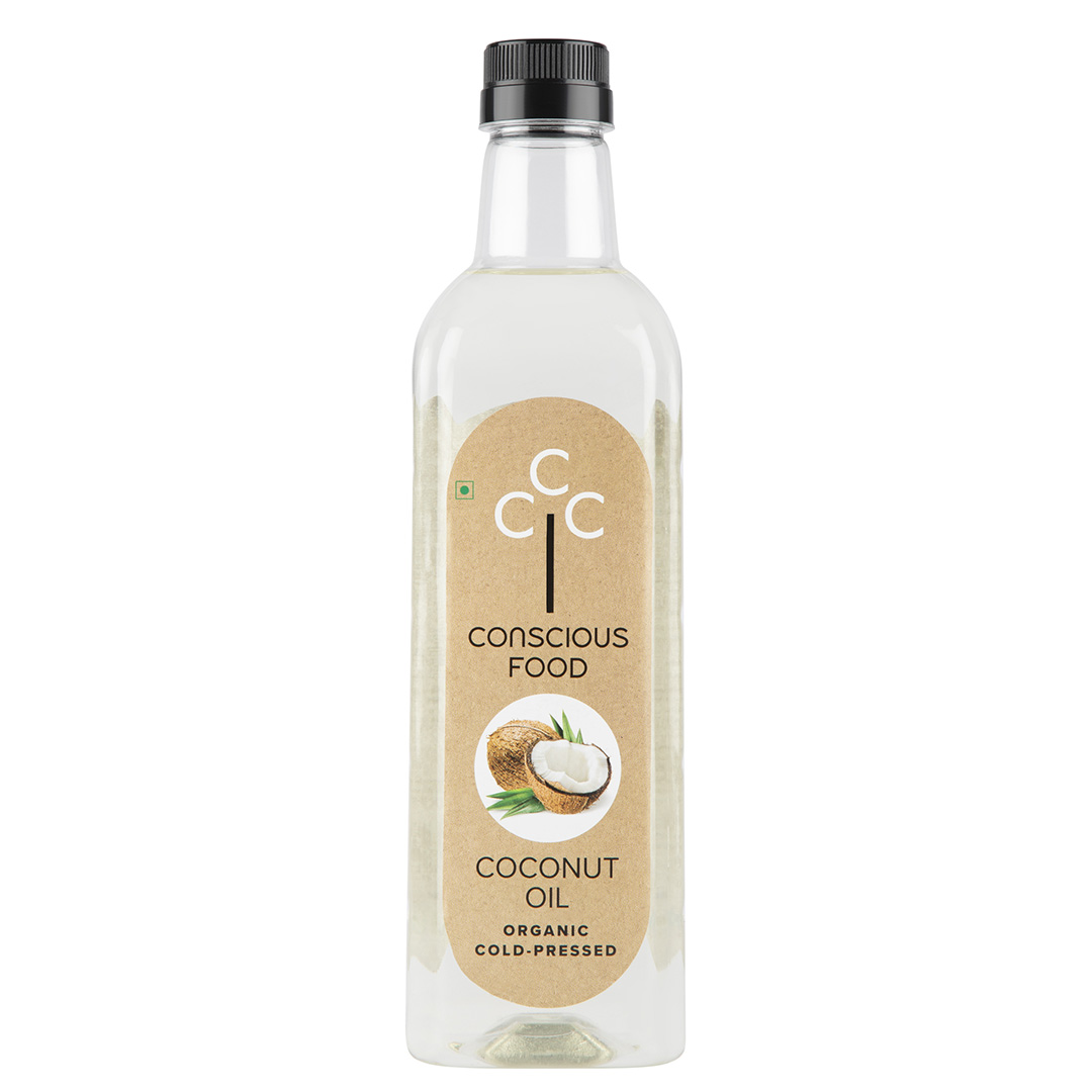 Conscious Food Cold Pressed Coconut Oil - 500 Ml
