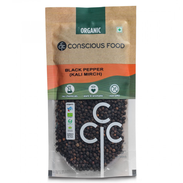 Image of Conscious Food Black Pepper - 100 Gm