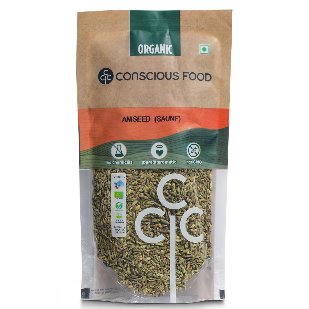 Conscious Food Aniseed Saunf - 100 Gm