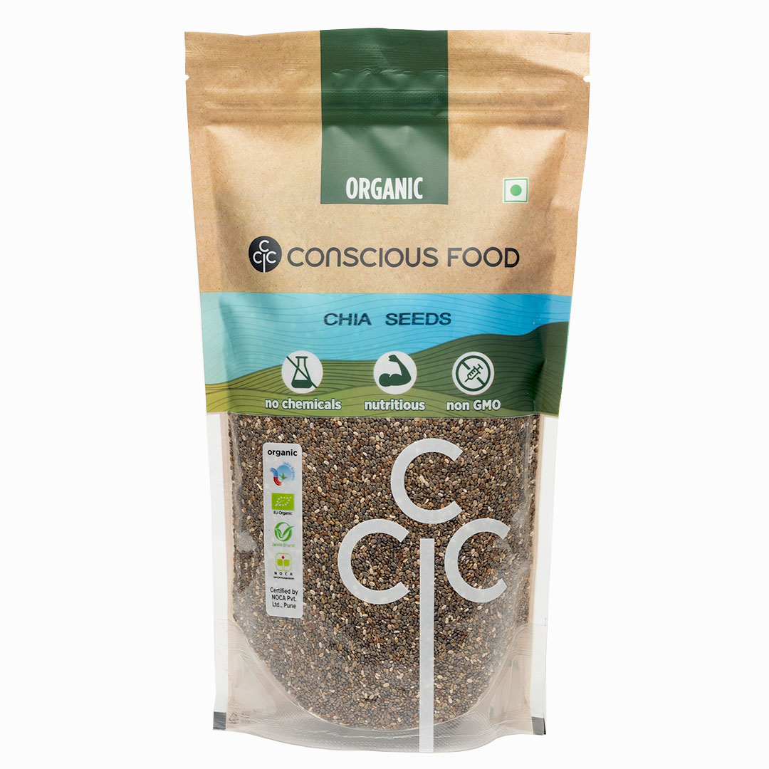Conscious Food Organic Chia Seeds 340g