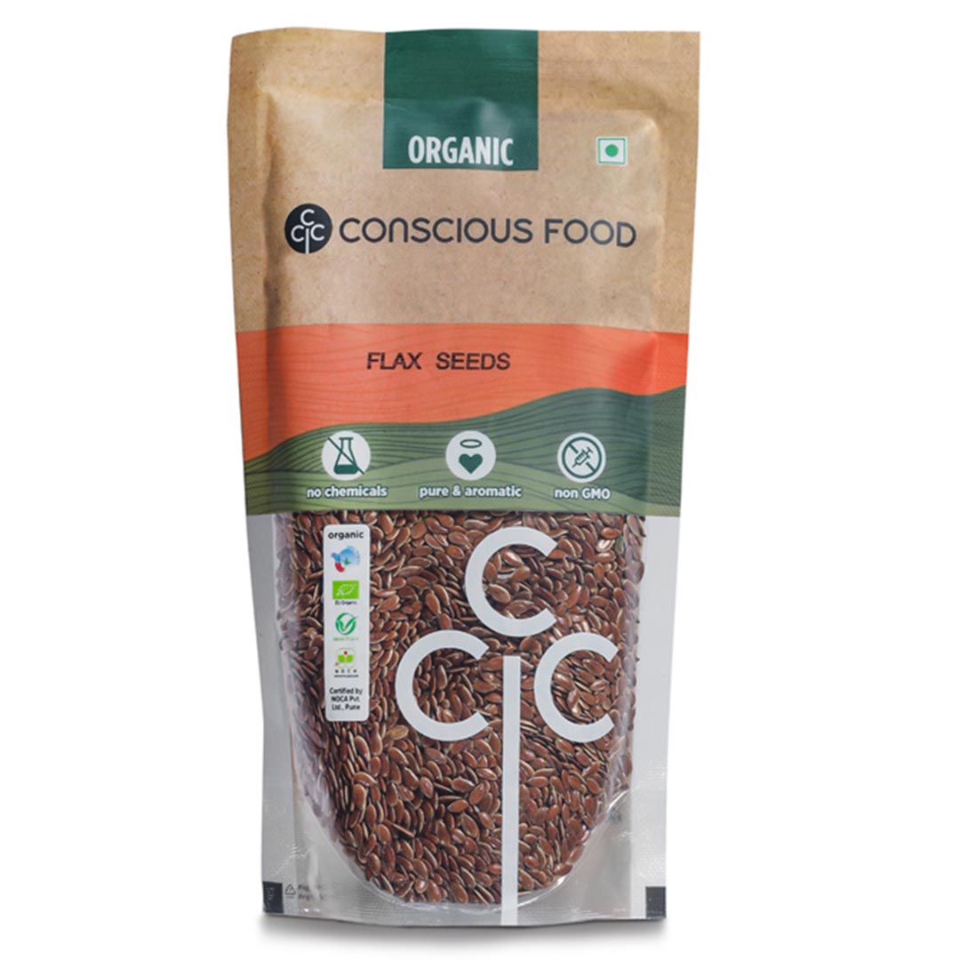 Conscious Food Flax Seeds - 200 Gm