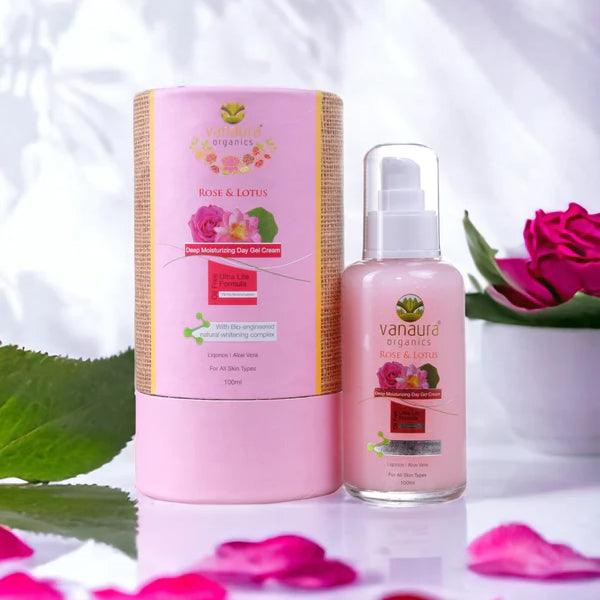 Rose  lotus deep moisturizing day gel cream - 100 ml