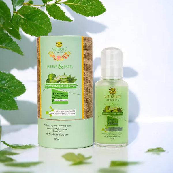 Neem and basil deep moisturizing gel cream - 100 ml
