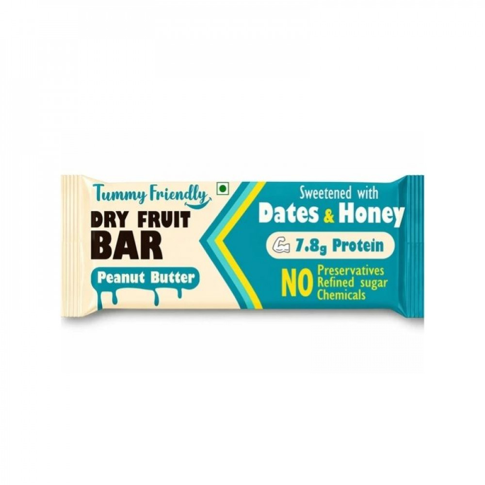 Image of Tummyfriendly Peanut Butter Dry Fruit Bar - 35g