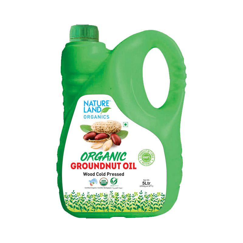 Natureland Groundnut Oil - 5 Ltr