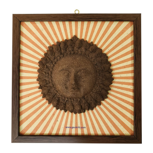 Cowdung Sun Frame Color Background G225 - 1 U