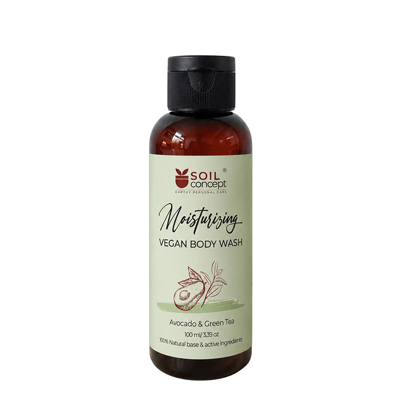 Soil Concept Moisturizing Body Wash Avocado  Green Tea - 100 Ml