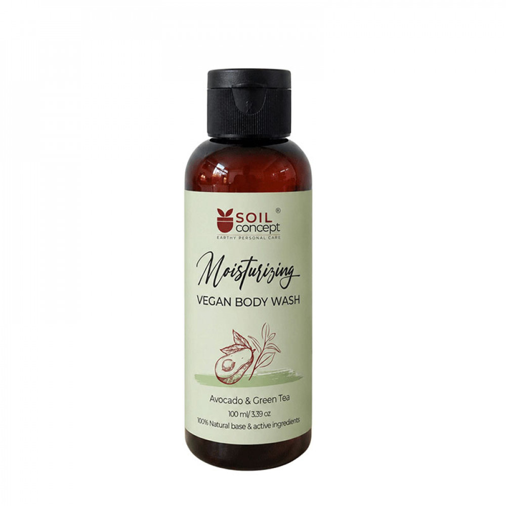 Image of Soil Concept Moisturizing Body Wash Avocado &amp; Green Tea - 100 Ml