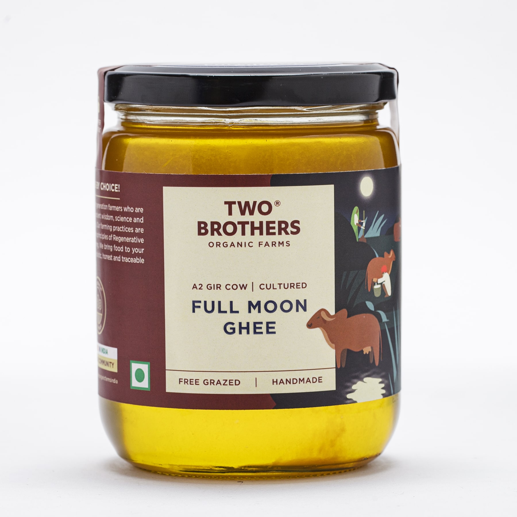 Two Brothers Full Moon Cultured Ghee Desi Gir Cow -500ml