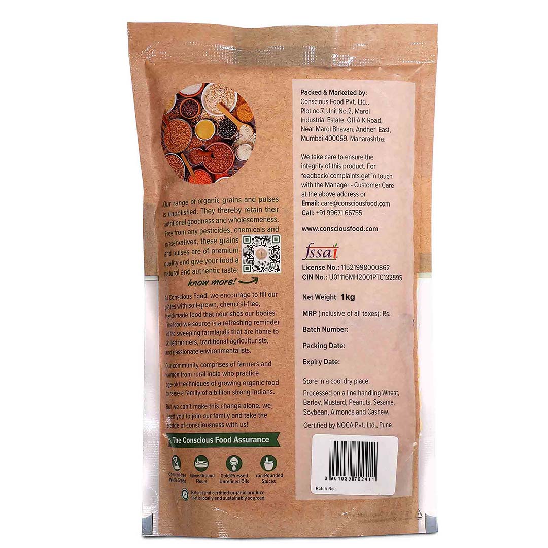Conscious Food Yellow Mung Dal - 1 Kg