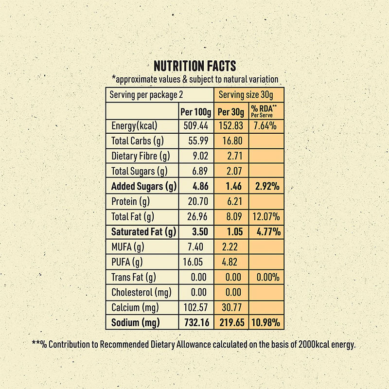 Nourish Organics Popeas Cream  Onion 60g  Protein Puffs