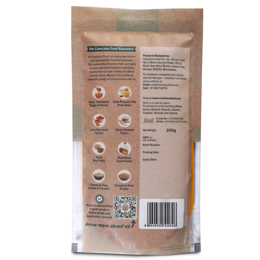 Conscious Food Organic Turmeric PowderHaldi 200g