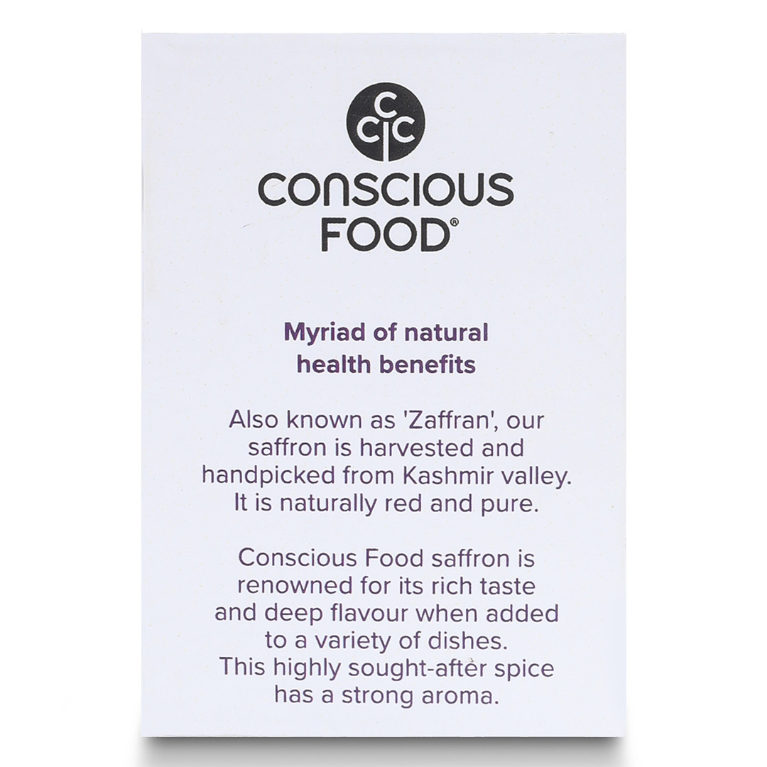 Conscious Food Saffron - 1 Gm