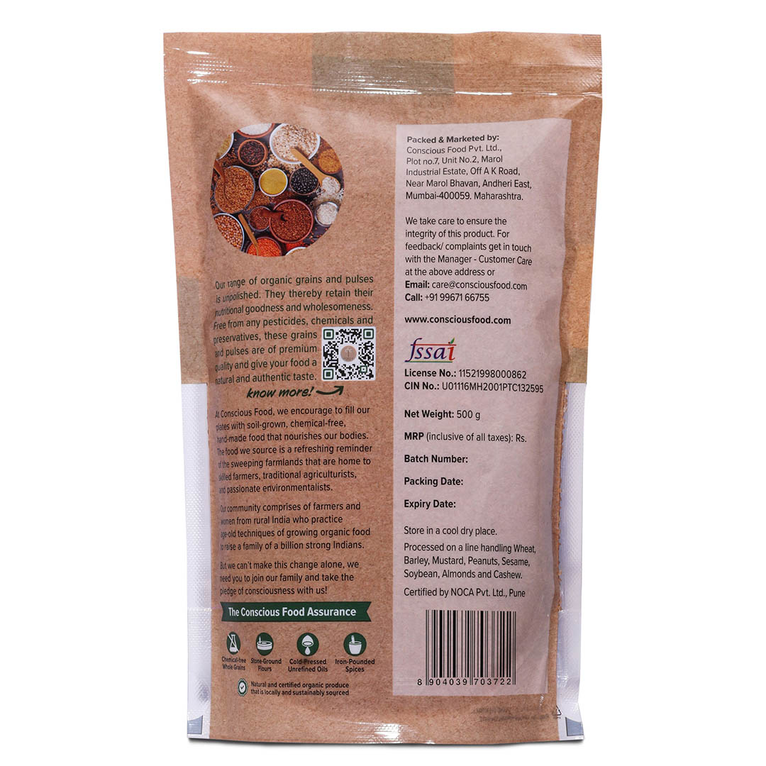 Conscious Food Organic Brown Sugar - 500 Gm