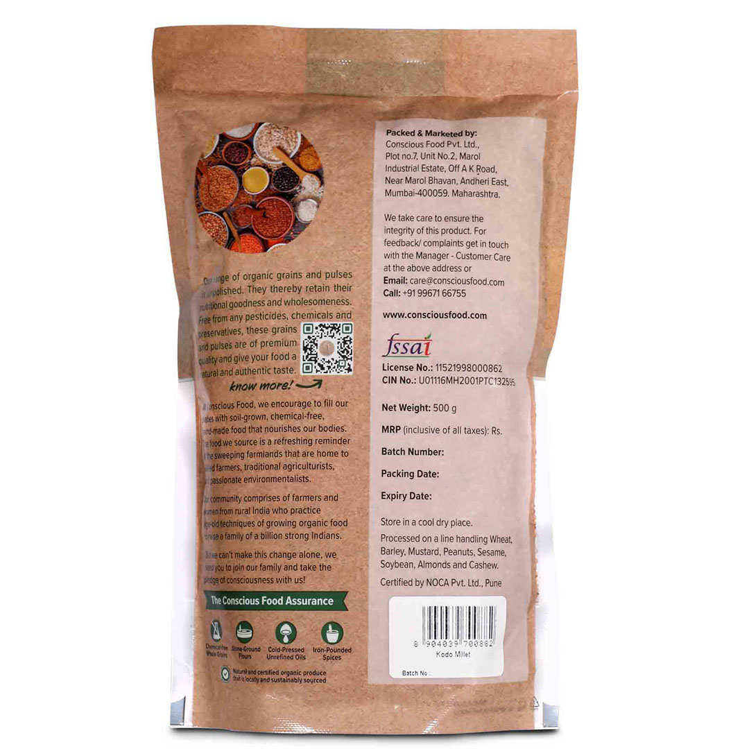 Conscious Food Kodo Millet - 500 Gm
