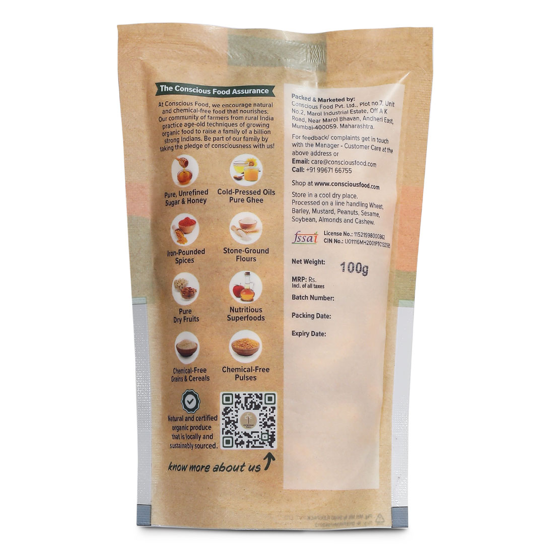 Conscious Food Cashews - 100 Gm