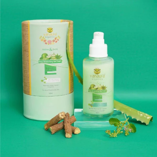 Neem and basil deep moisturizing gel cream - 100 ml