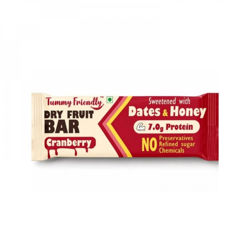 Image of Tummyfriendly Cranberry Dry Fruit Bar - 35g