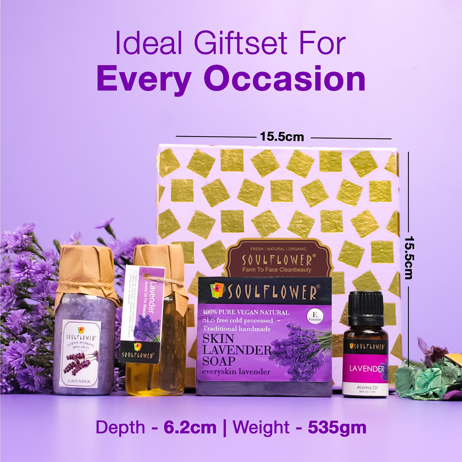 Soulflower Lavender Try Me Gift Set