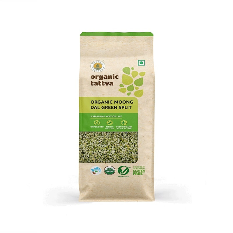Organic Moong Dal Green Split 500g