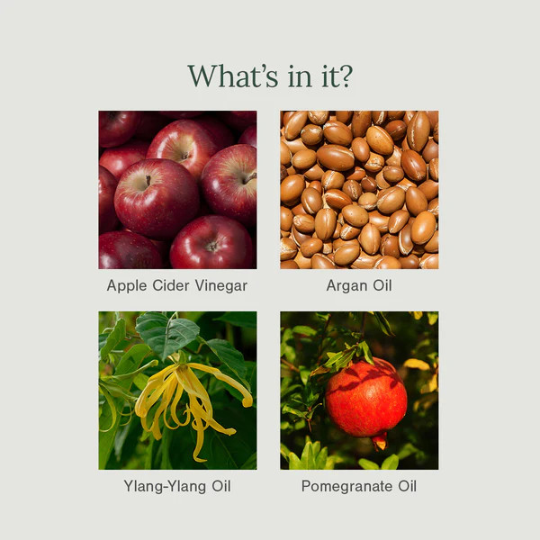 Juicy Chemistry Organic Apple Cider Vinegar Argan Ylang Ylang Shampoo - 200 Ml