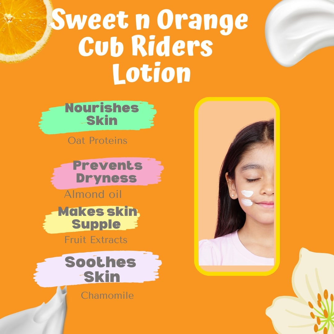 Puddles Kids Body Lotion Cub Riders - 100 Ml