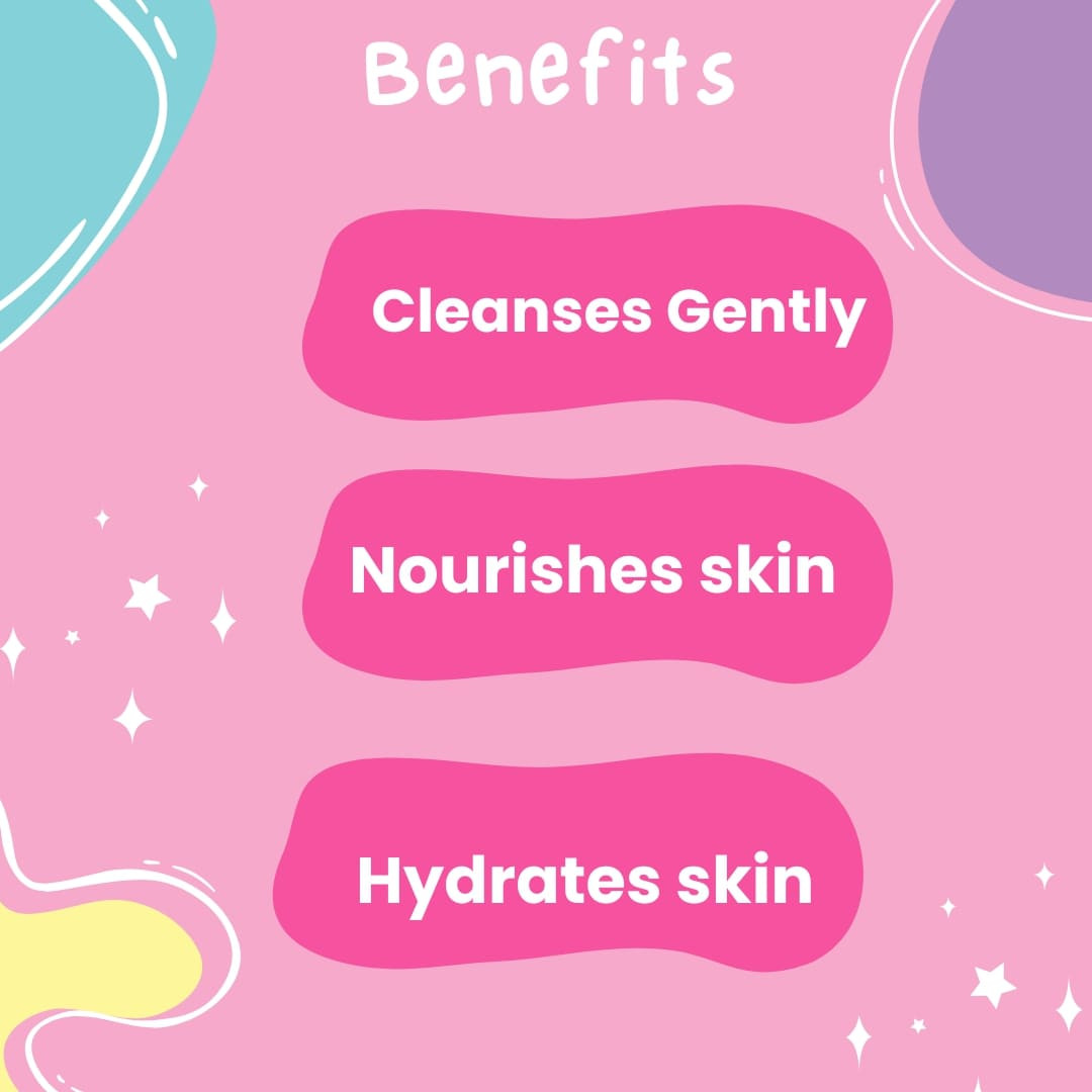 Puddles Kids Body Wash Unicorn Magic Age 2 Plus - 100 Ml