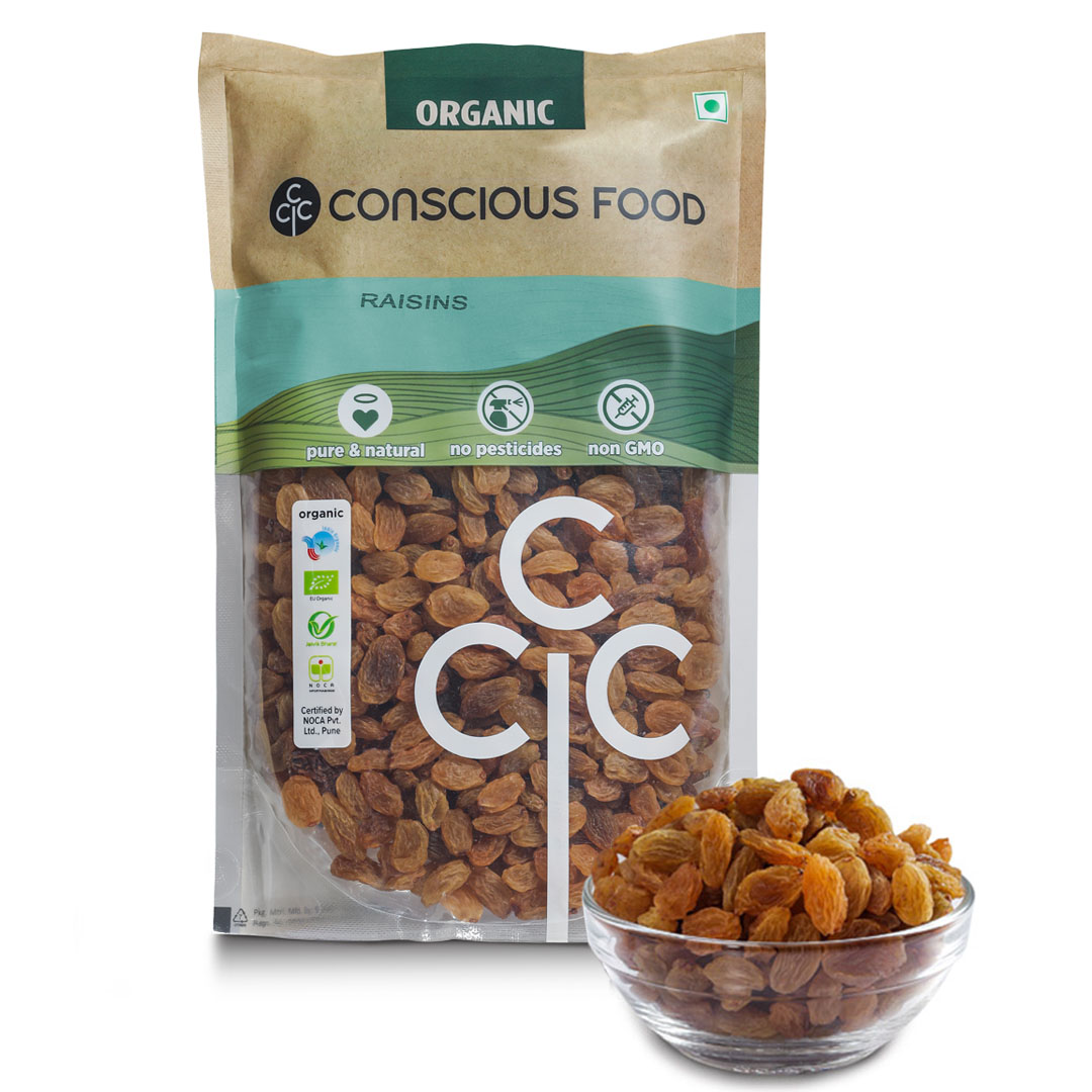 Conscious Food Raisins - 250 Gm