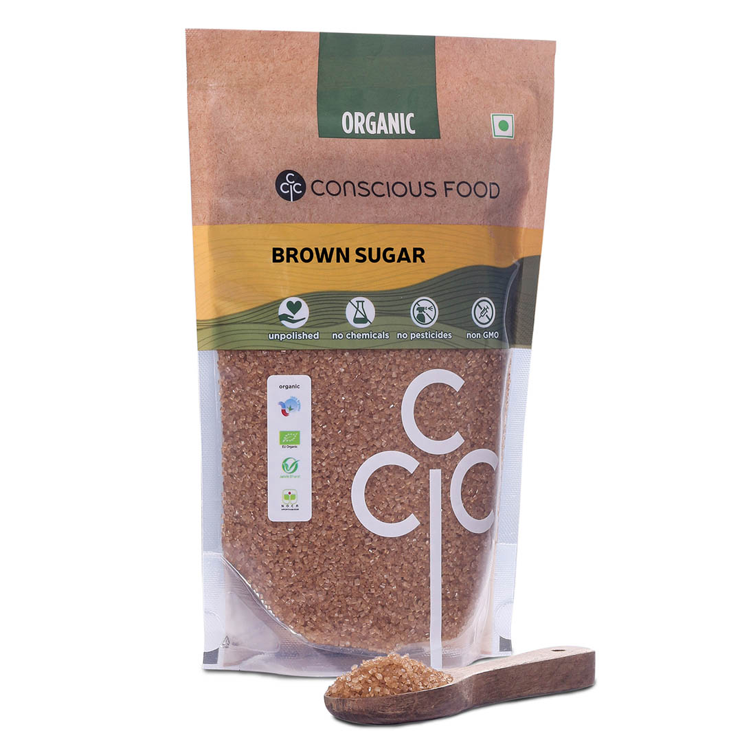 Conscious Food Organic Brown Sugar - 500 Gm