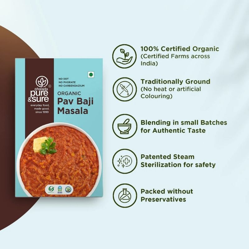 Pure  Sure Organic Pav Bhaji Masala - 100 Gm