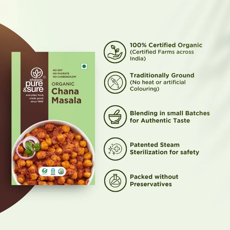 Pure  Sure Organic Chana Masala - 100 Gm