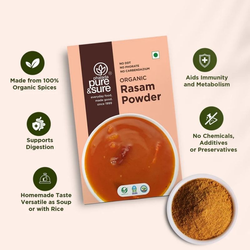 Pure Sure Organic Rasam Powder - 100 Gm