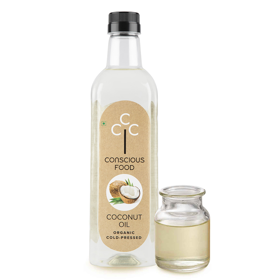Conscious Food Cold Pressed Coconut Oil - 1 Ltr