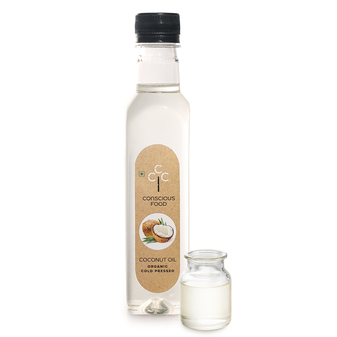 Conscious Food Cold Pressed Coconut Oil - 250 Ml