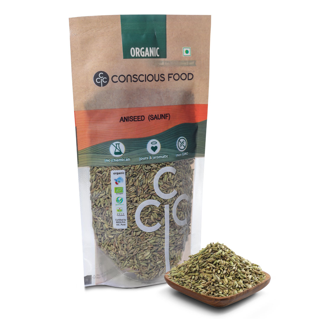 Conscious Food Aniseed Saunf - 100 Gm