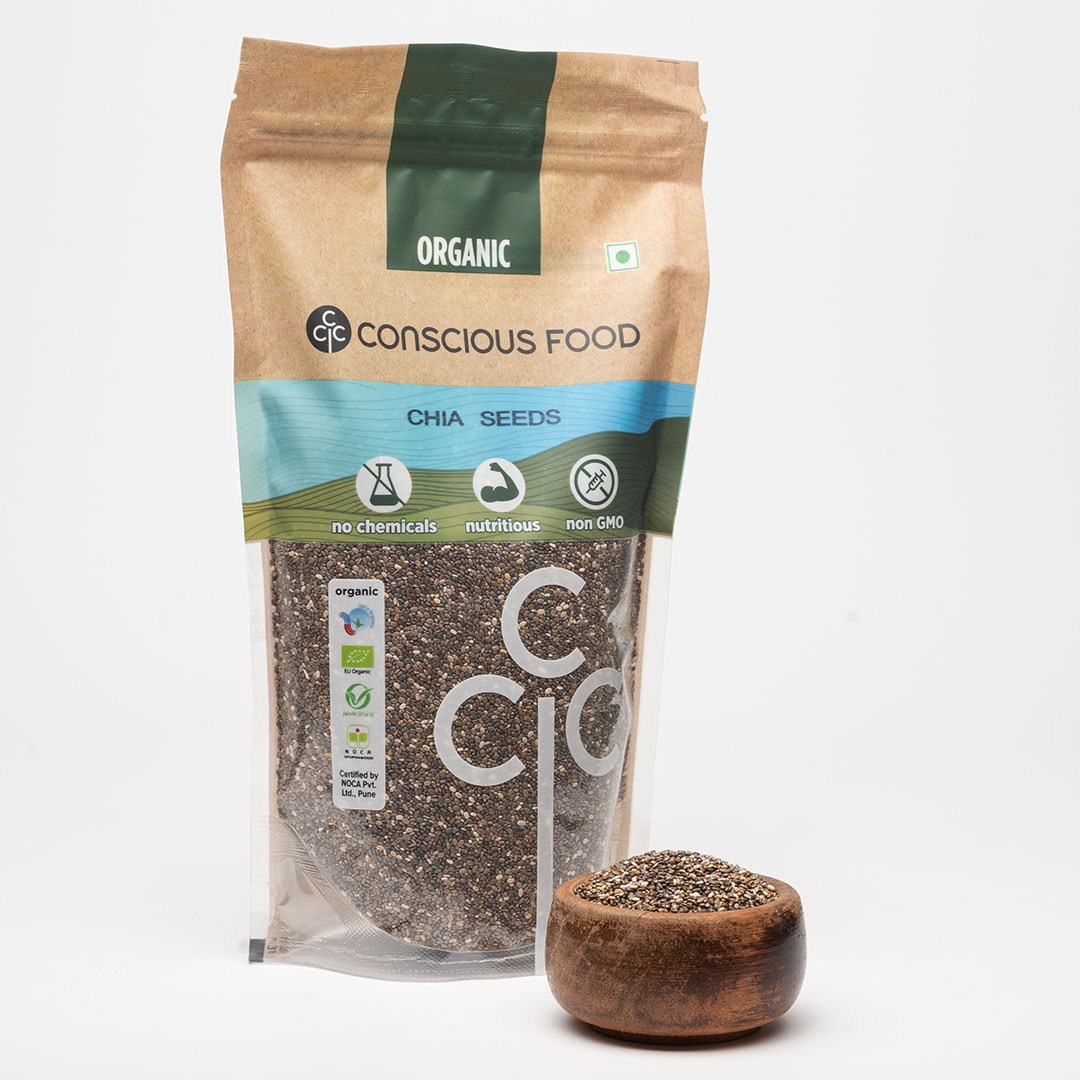 Conscious Food Chia Seeds - 340 Gm