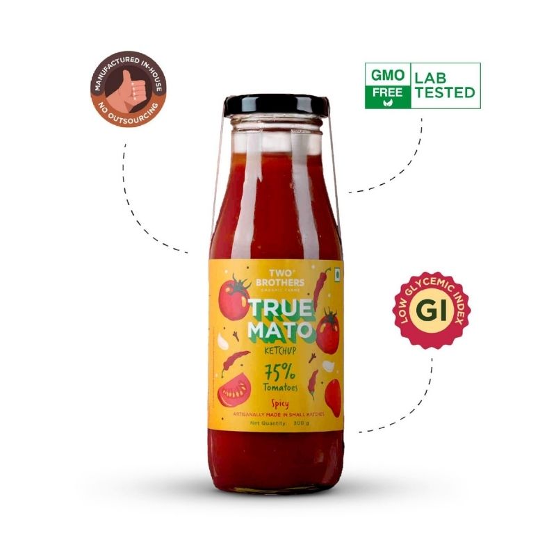 Two Brothers Truemato tomato ketchup - 300 gm
