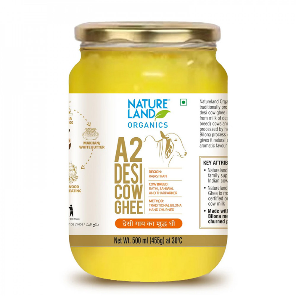 Natureland A2 Cow Ghee - 500 Ml