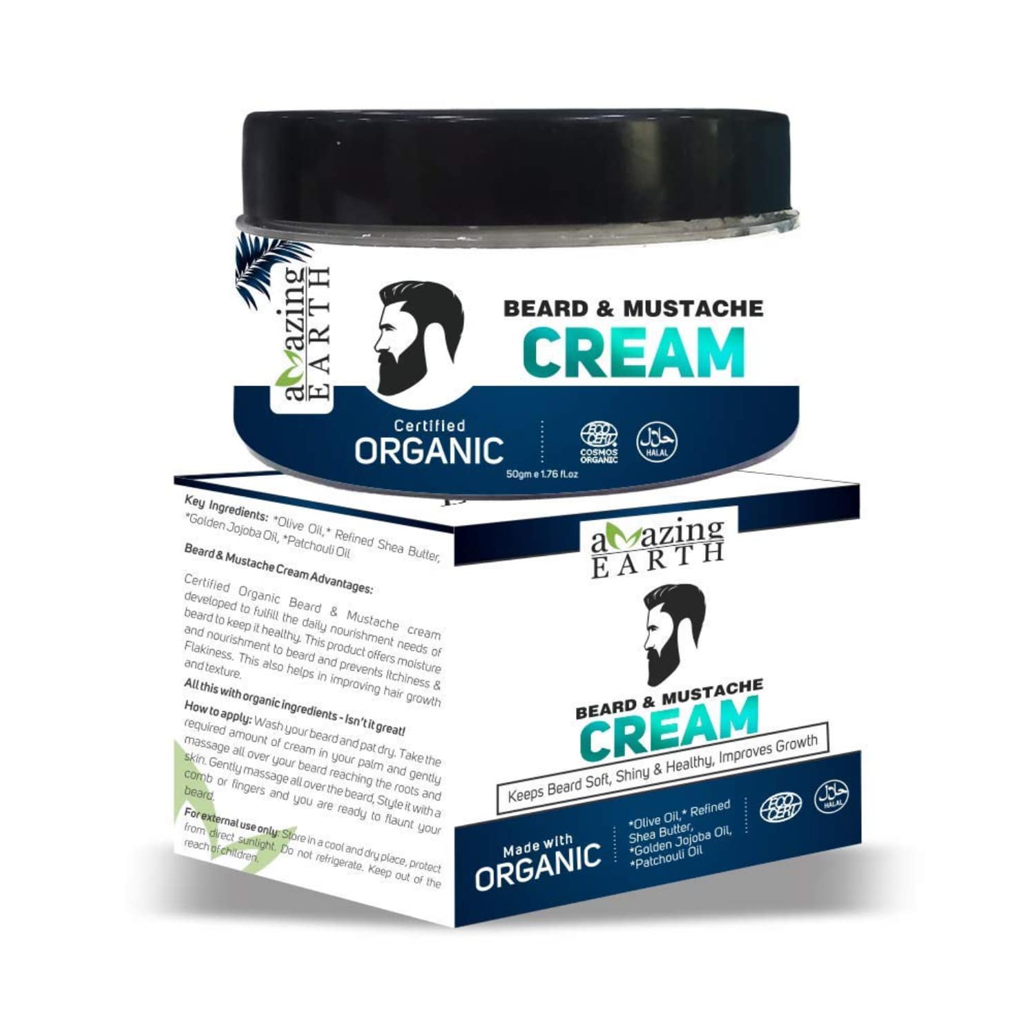 Organic Beard Mustache Cream