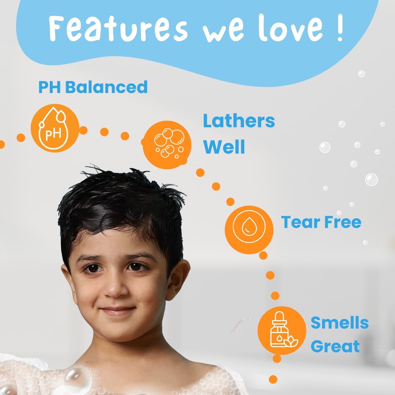 Puddles Kids Body Wash Cub Rider Age 2 Plus - 100 Ml