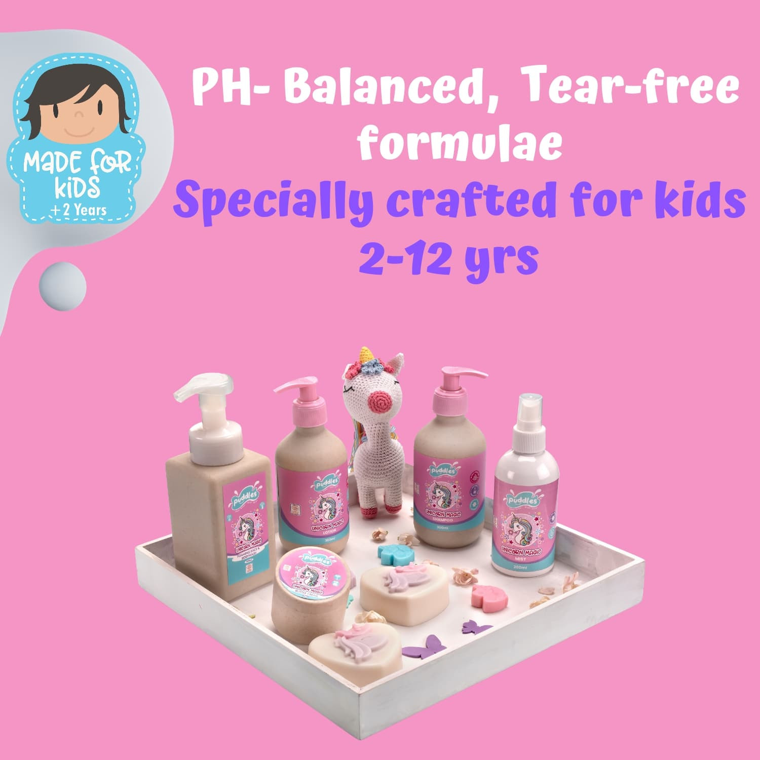 Puddles Kids Shampoo Unicorn Magi - 100 Ml