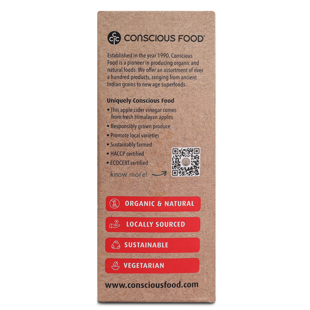 Conscious Food Apple Cider Vinegar - 500 Ml