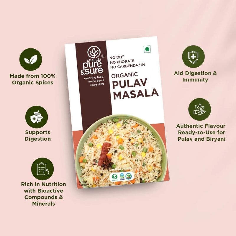 Pure Sure Organic Pulav Masala - 100 Gm