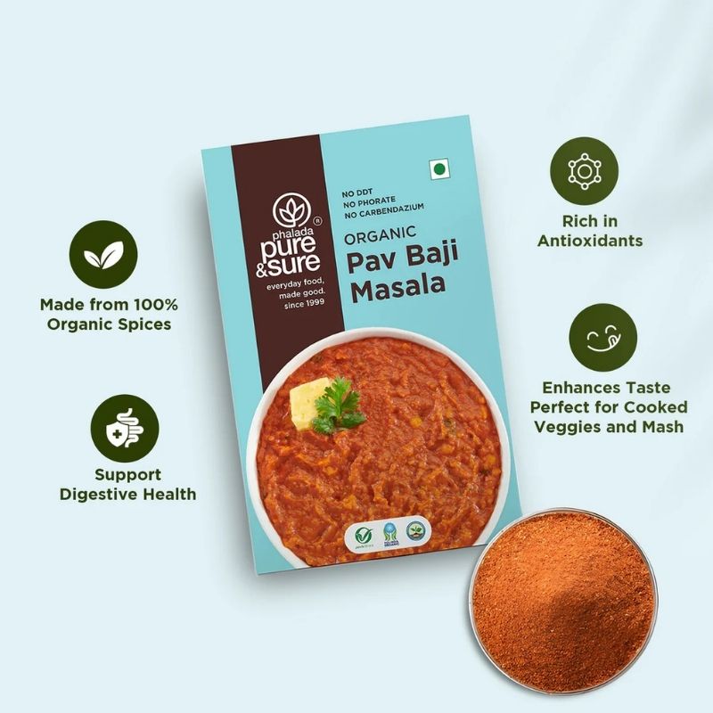 Pure  Sure Organic Pav Bhaji Masala - 100 Gm