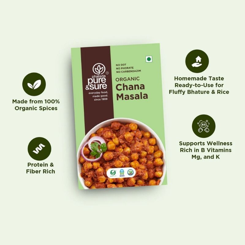 Pure  Sure Organic Chana Masala - 100 Gm