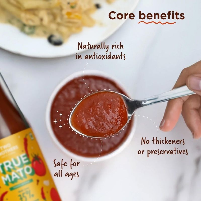Two Brothers Truemato tomato ketchup - 300 gm